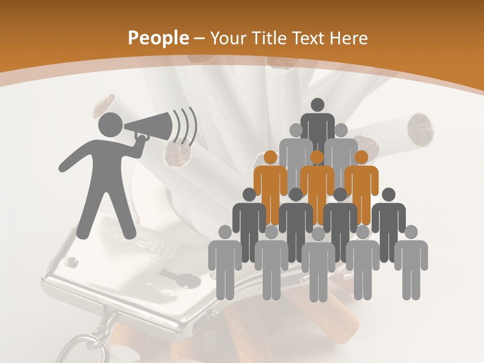 White Tobacco Issues PowerPoint Template