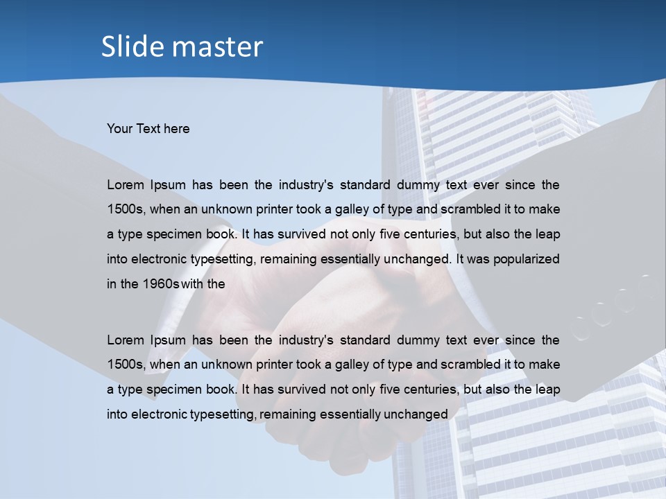 Togetherness Creative Person PowerPoint Template