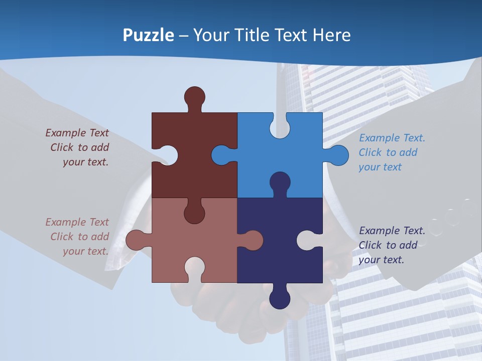 Togetherness Creative Person PowerPoint Template