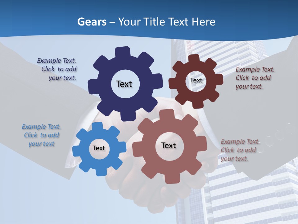 Togetherness Creative Person PowerPoint Template