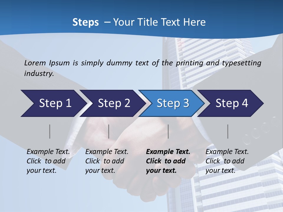 Togetherness Creative Person PowerPoint Template