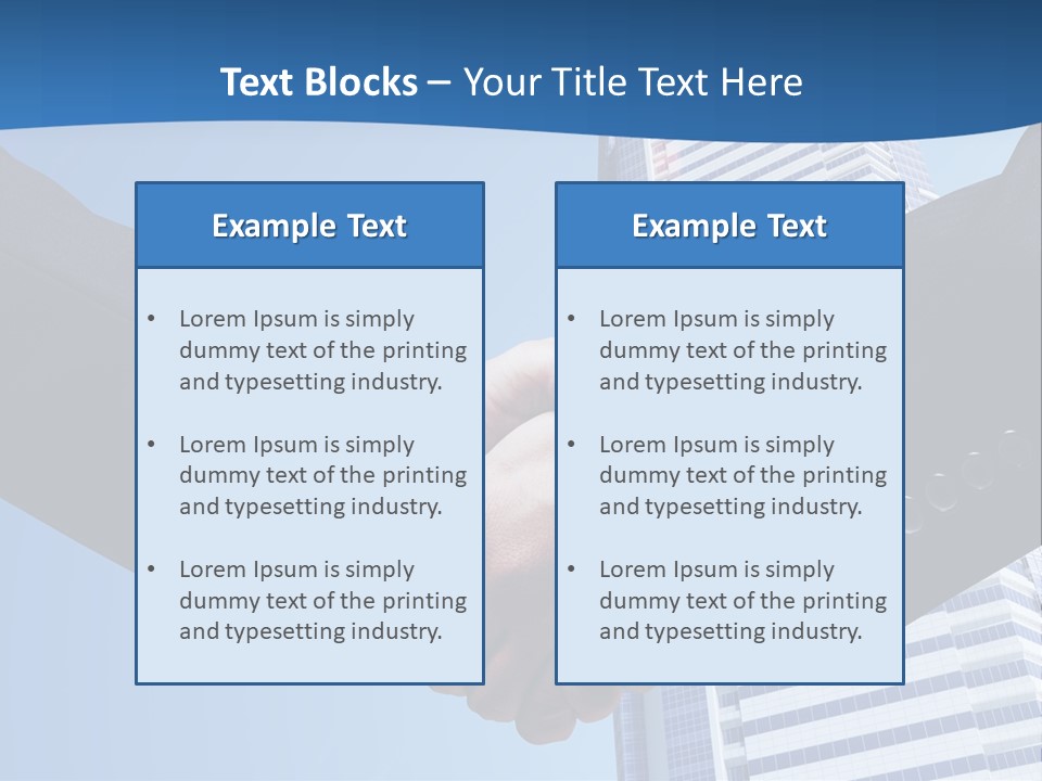 Togetherness Creative Person PowerPoint Template