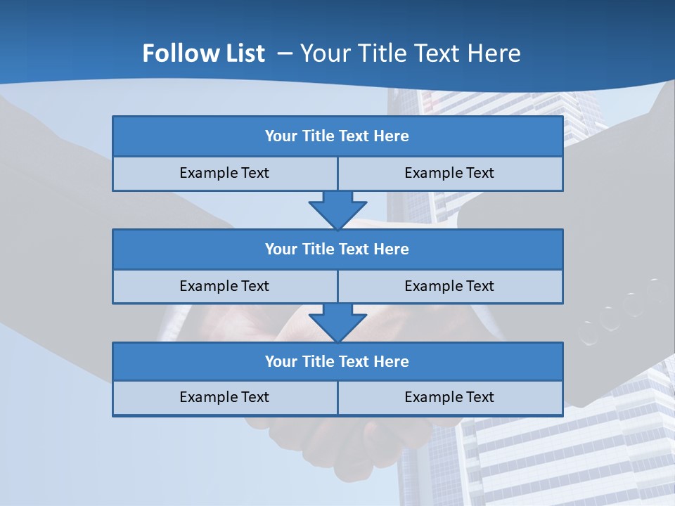 Togetherness Creative Person PowerPoint Template