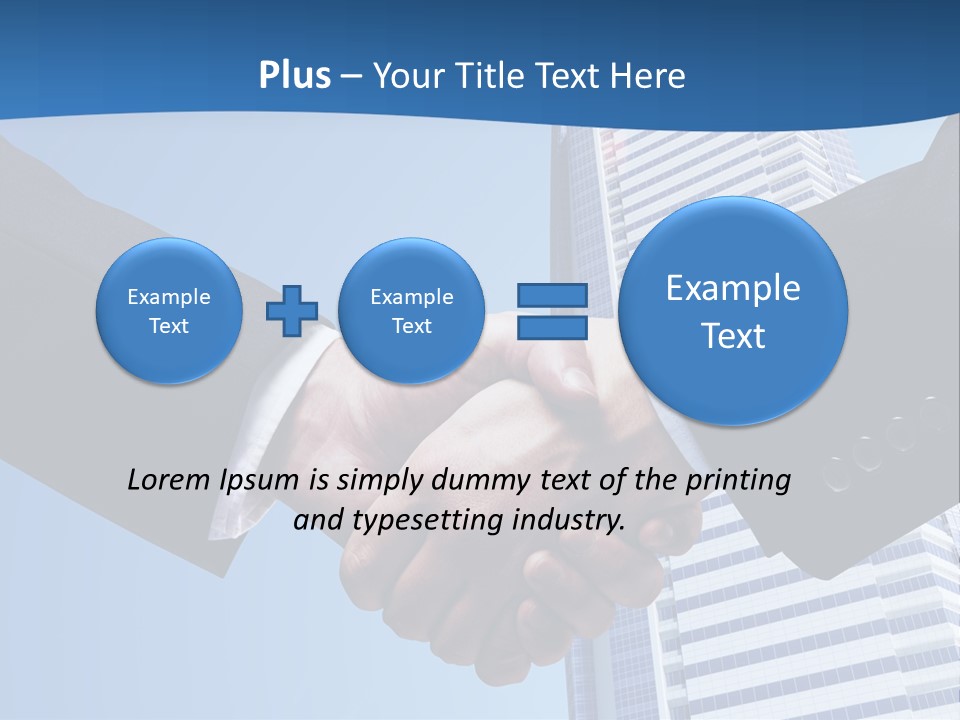 Togetherness Creative Person PowerPoint Template