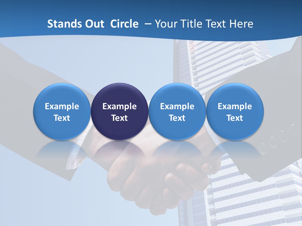 Togetherness Creative Person PowerPoint Template