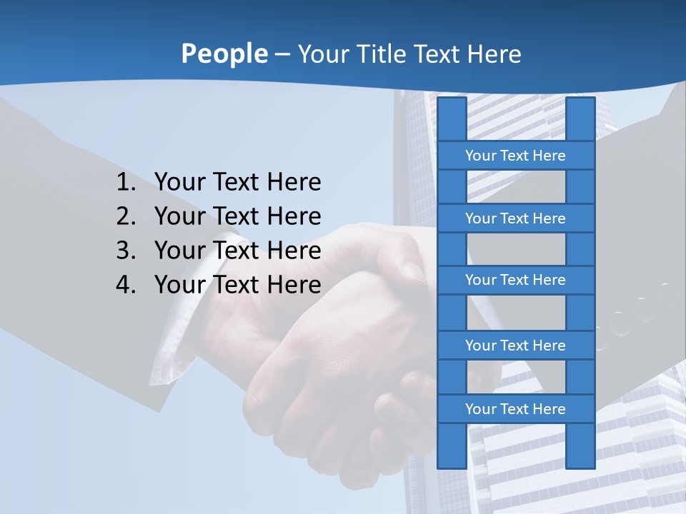 Togetherness Creative Person PowerPoint Template