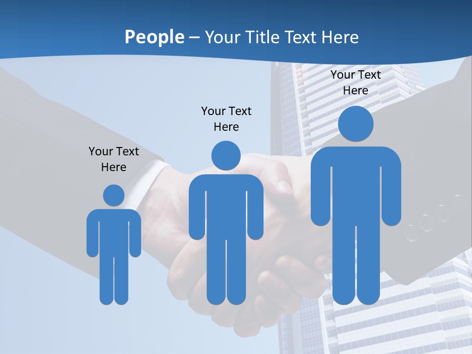 Togetherness Creative Person PowerPoint Template