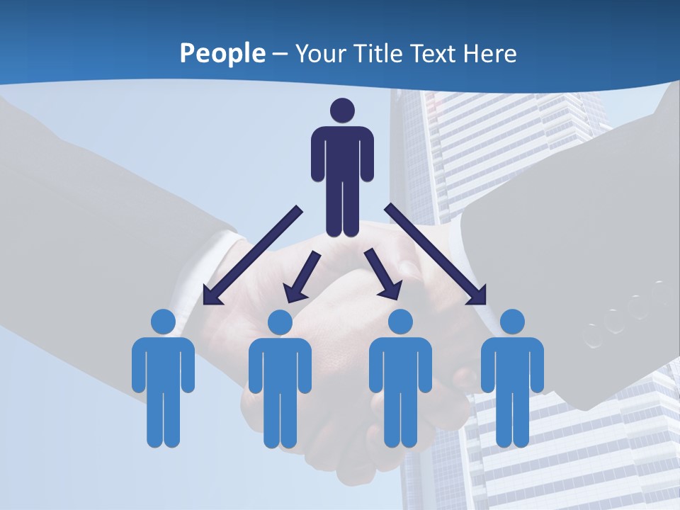 Togetherness Creative Person PowerPoint Template