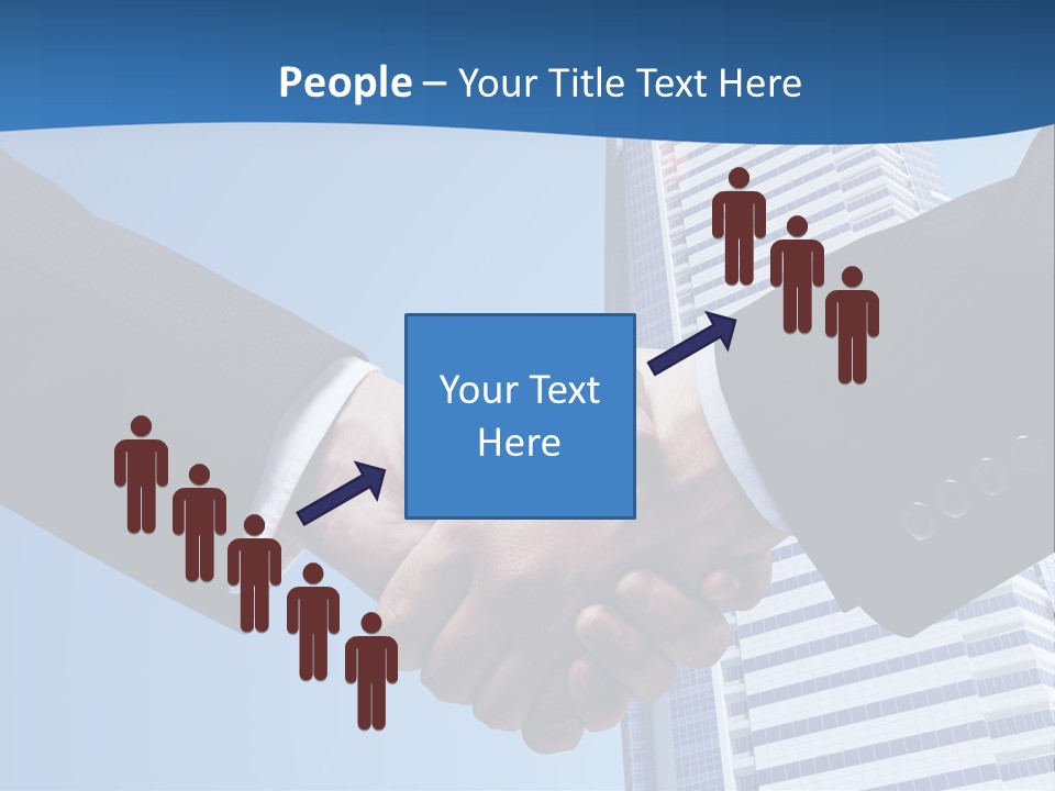 Togetherness Creative Person PowerPoint Template