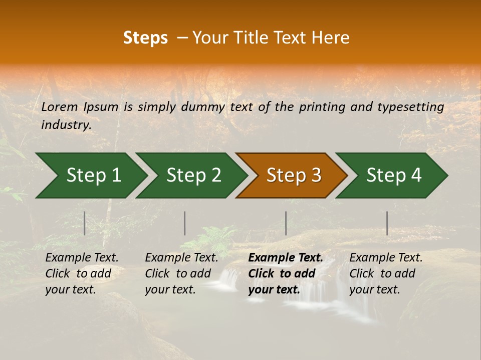 Orange Plant Yellow PowerPoint Template