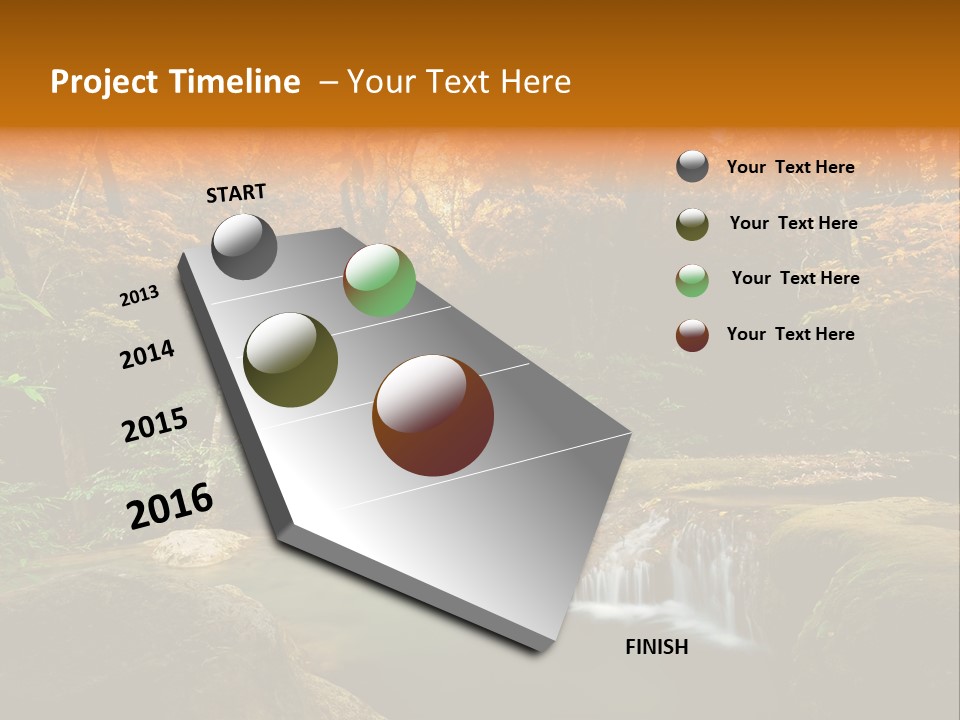 Orange Plant Yellow PowerPoint Template