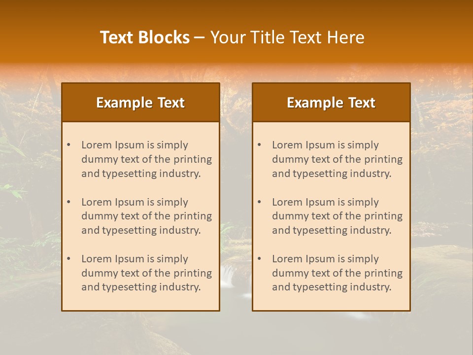Orange Plant Yellow PowerPoint Template