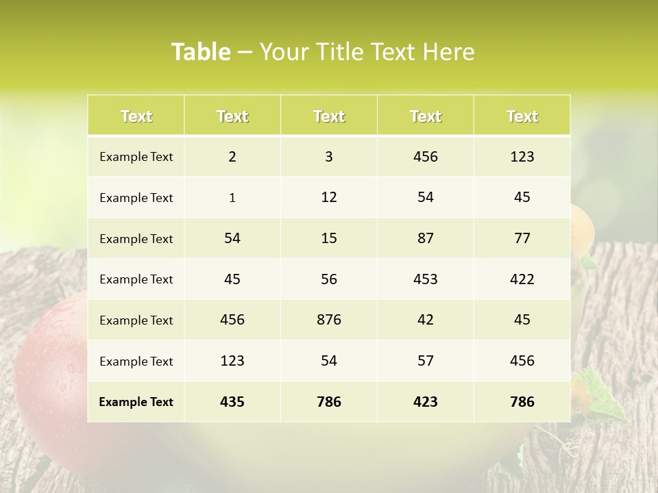Red Cherry Raspberries PowerPoint Template