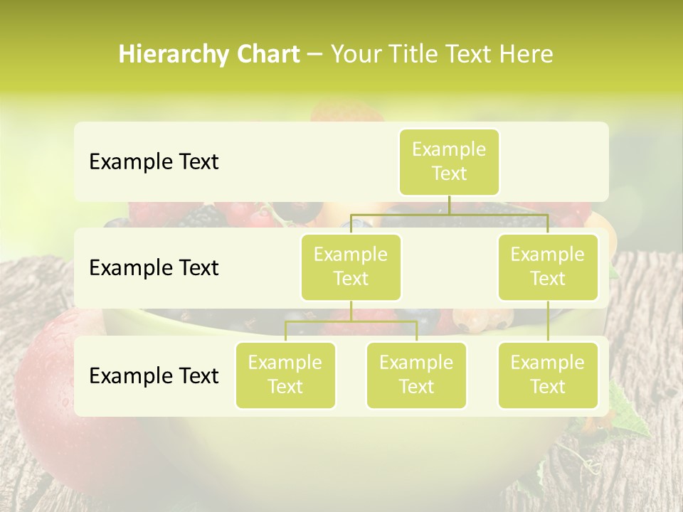 Red Cherry Raspberries PowerPoint Template