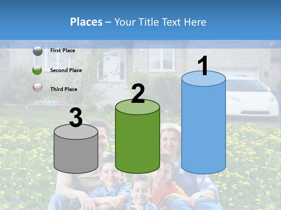 Couple Sky Portrait PowerPoint Template