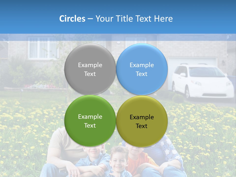 Couple Sky Portrait PowerPoint Template