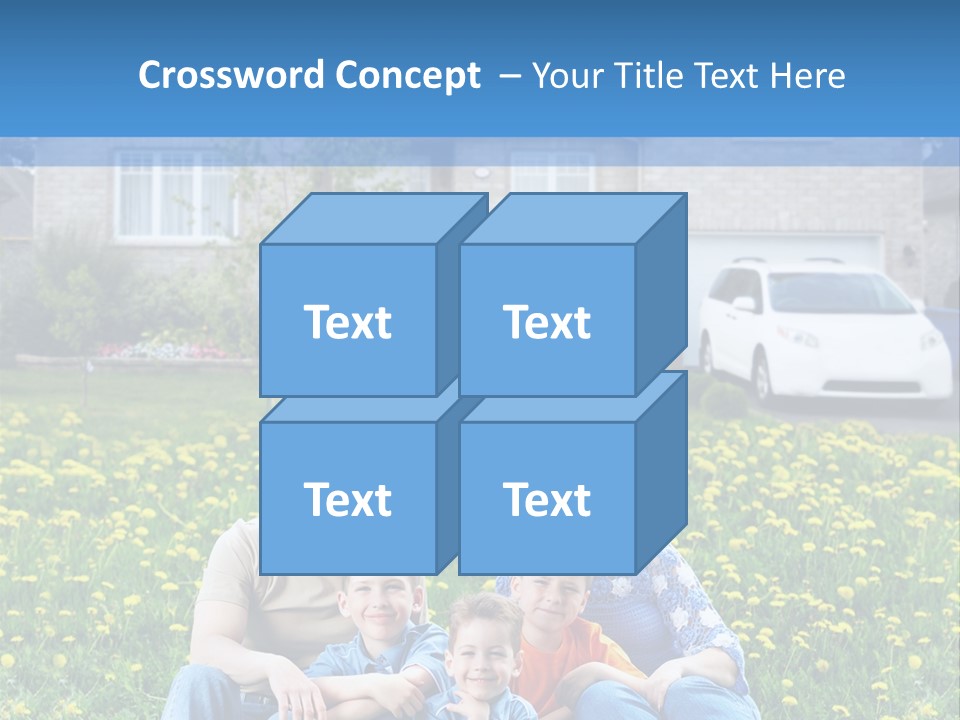 Couple Sky Portrait PowerPoint Template