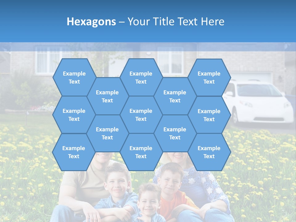 Couple Sky Portrait PowerPoint Template