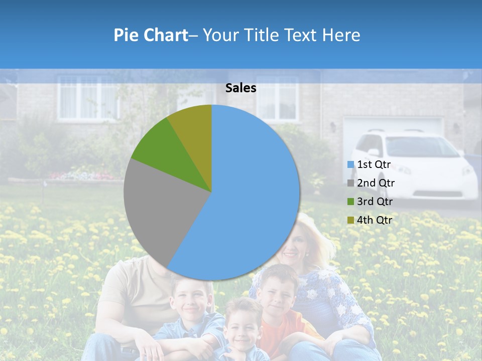 Couple Sky Portrait PowerPoint Template
