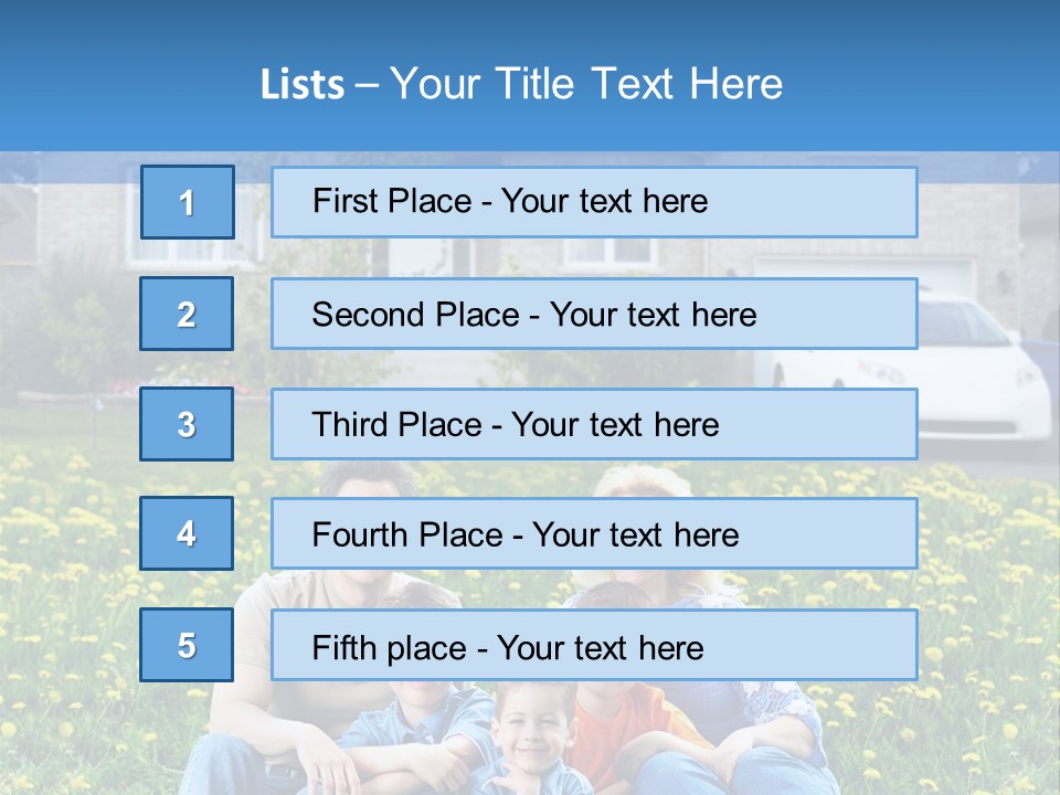 Couple Sky Portrait PowerPoint Template