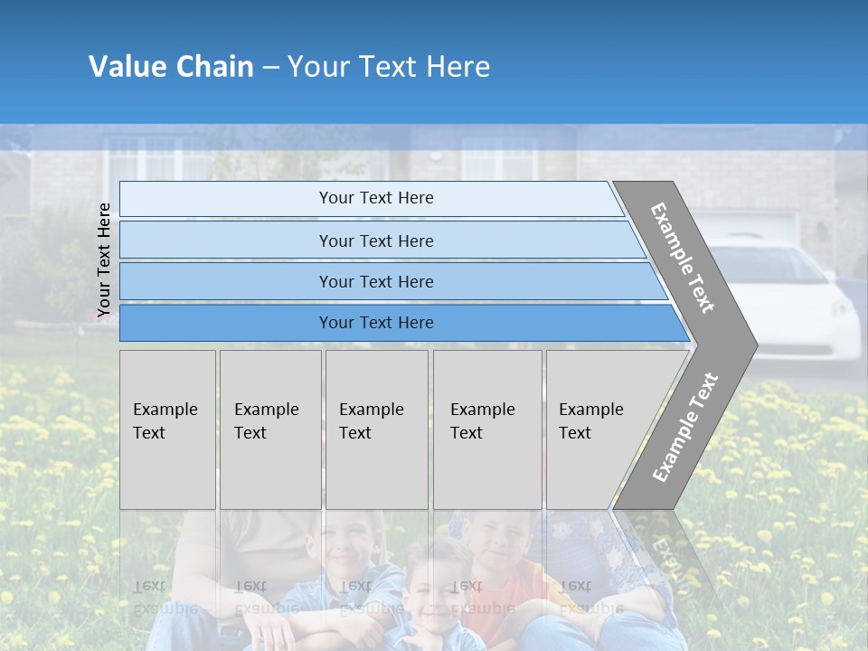 Couple Sky Portrait PowerPoint Template