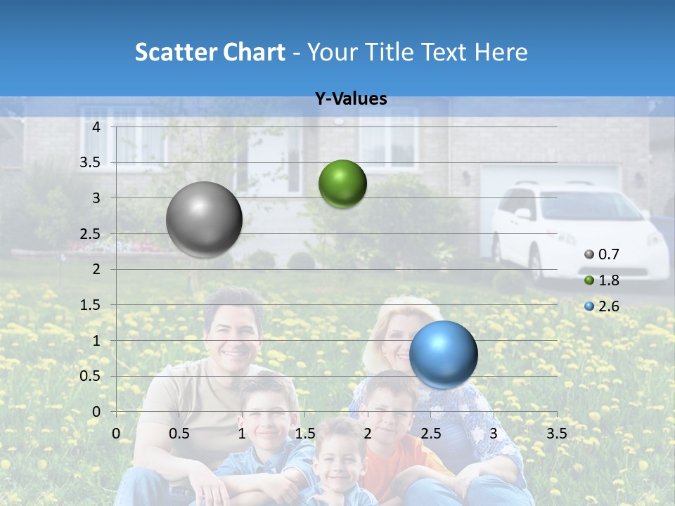 Couple Sky Portrait PowerPoint Template