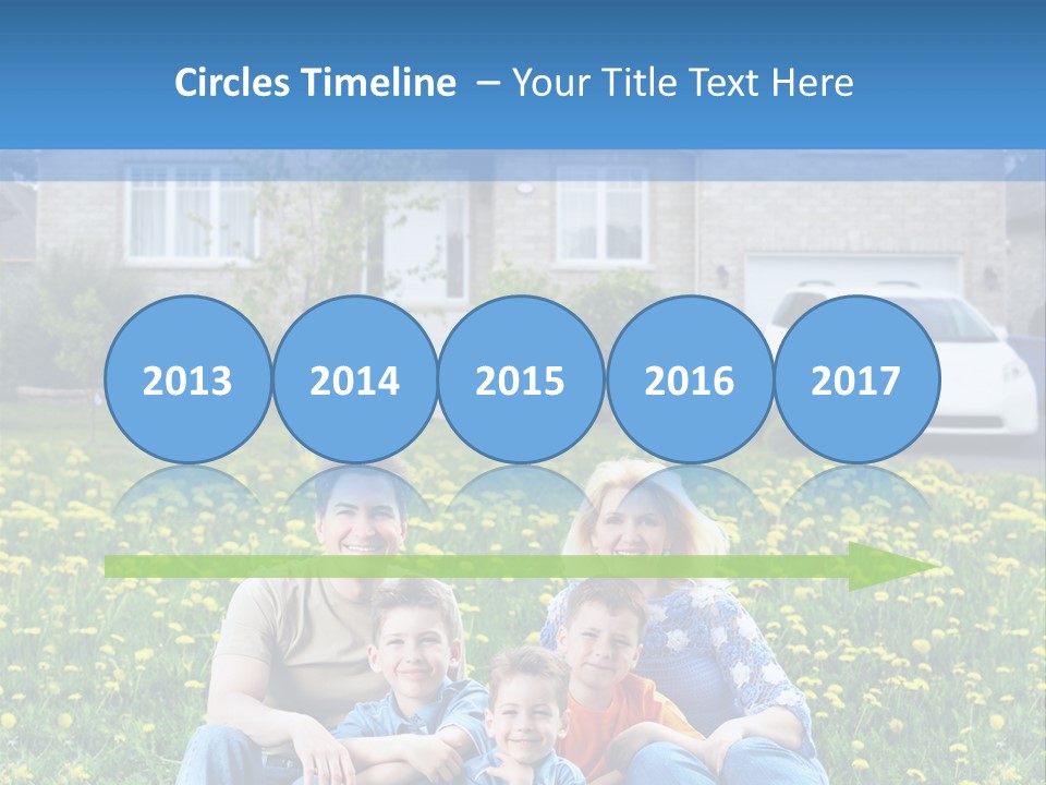 Couple Sky Portrait PowerPoint Template