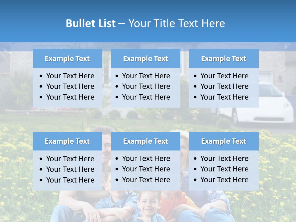 Couple Sky Portrait PowerPoint Template