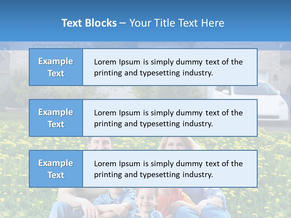 Couple Sky Portrait PowerPoint Template