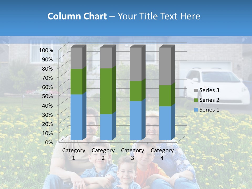 Couple Sky Portrait PowerPoint Template