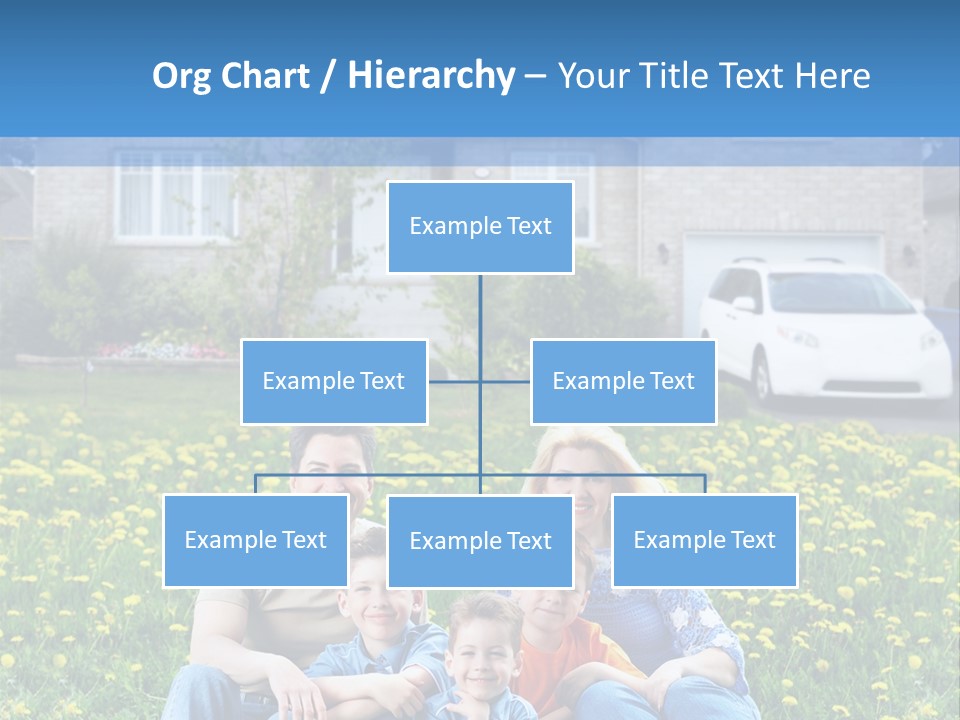 Couple Sky Portrait PowerPoint Template