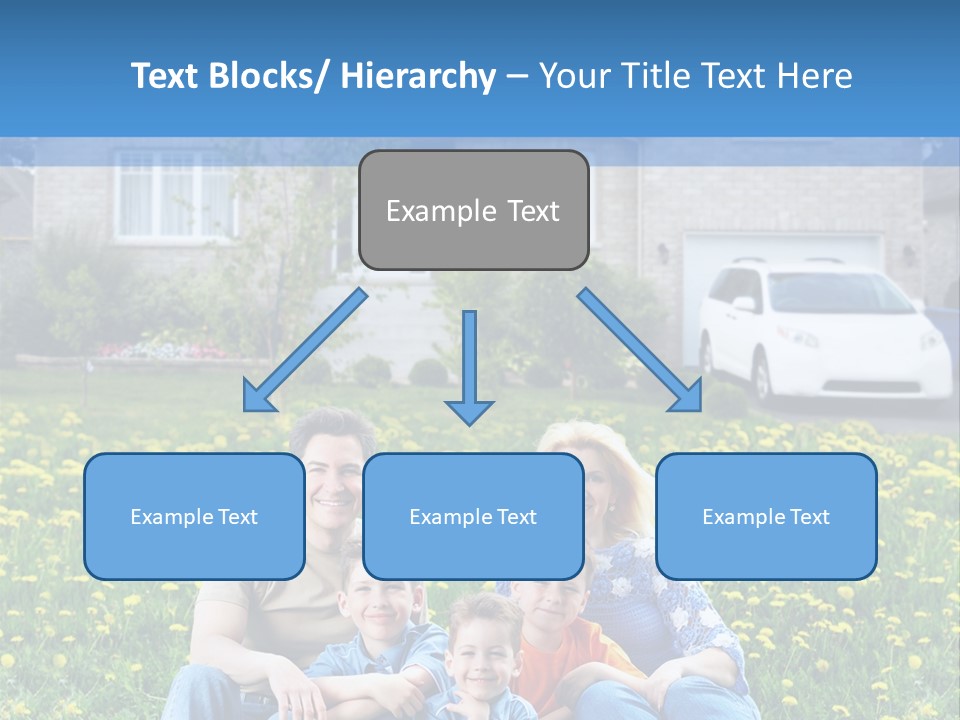 Couple Sky Portrait PowerPoint Template