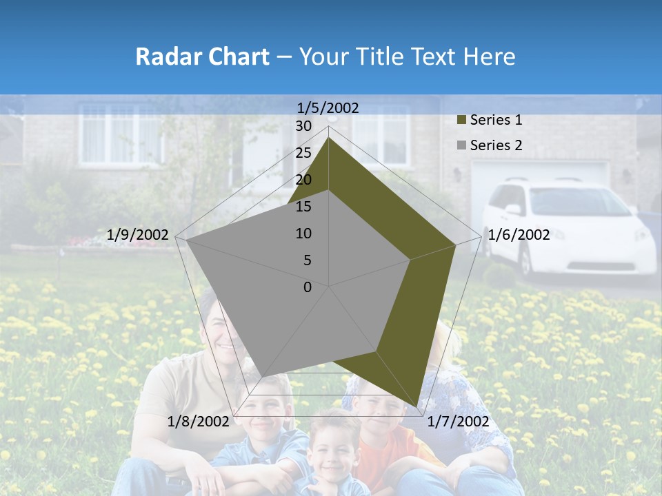 Couple Sky Portrait PowerPoint Template