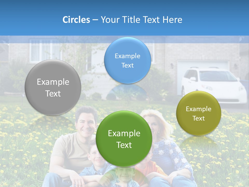 Couple Sky Portrait PowerPoint Template