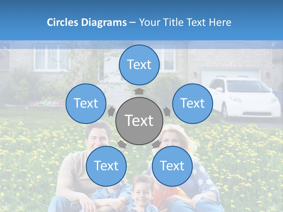 Couple Sky Portrait PowerPoint Template