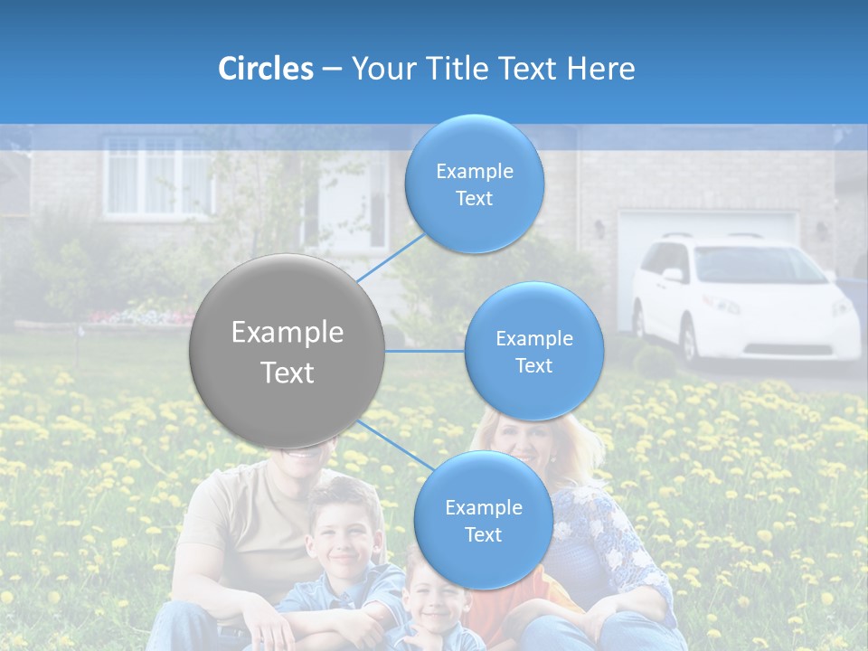 Couple Sky Portrait PowerPoint Template