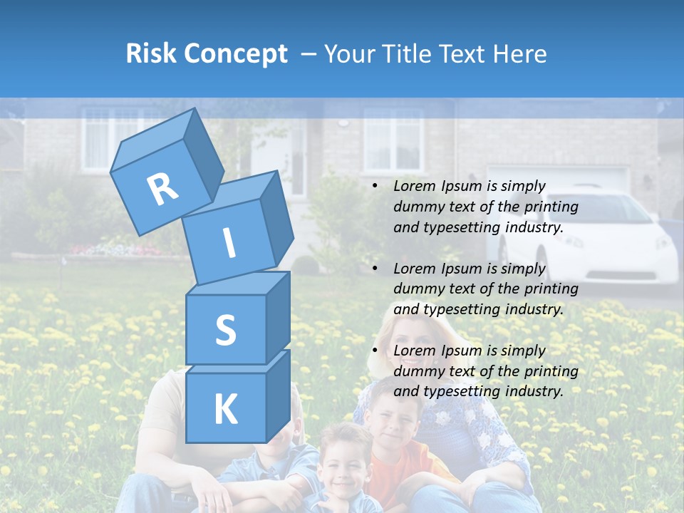 Couple Sky Portrait PowerPoint Template