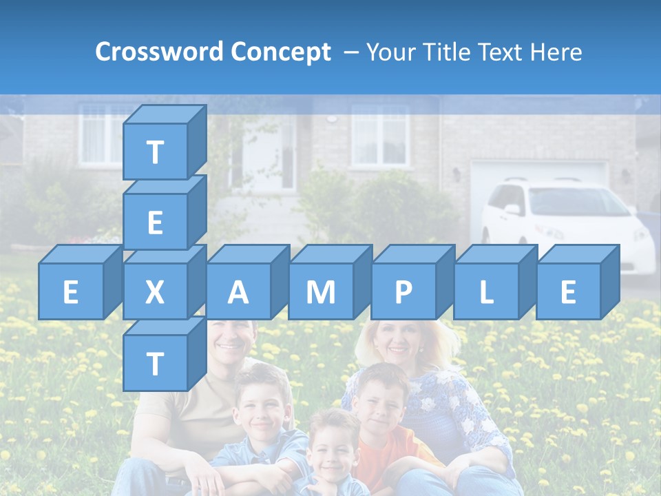 Couple Sky Portrait PowerPoint Template