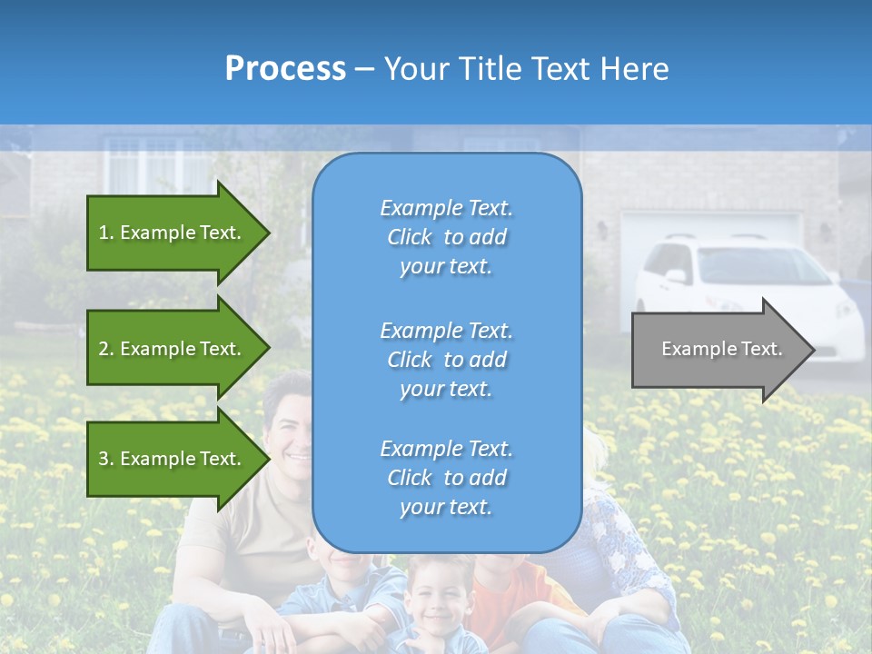 Couple Sky Portrait PowerPoint Template