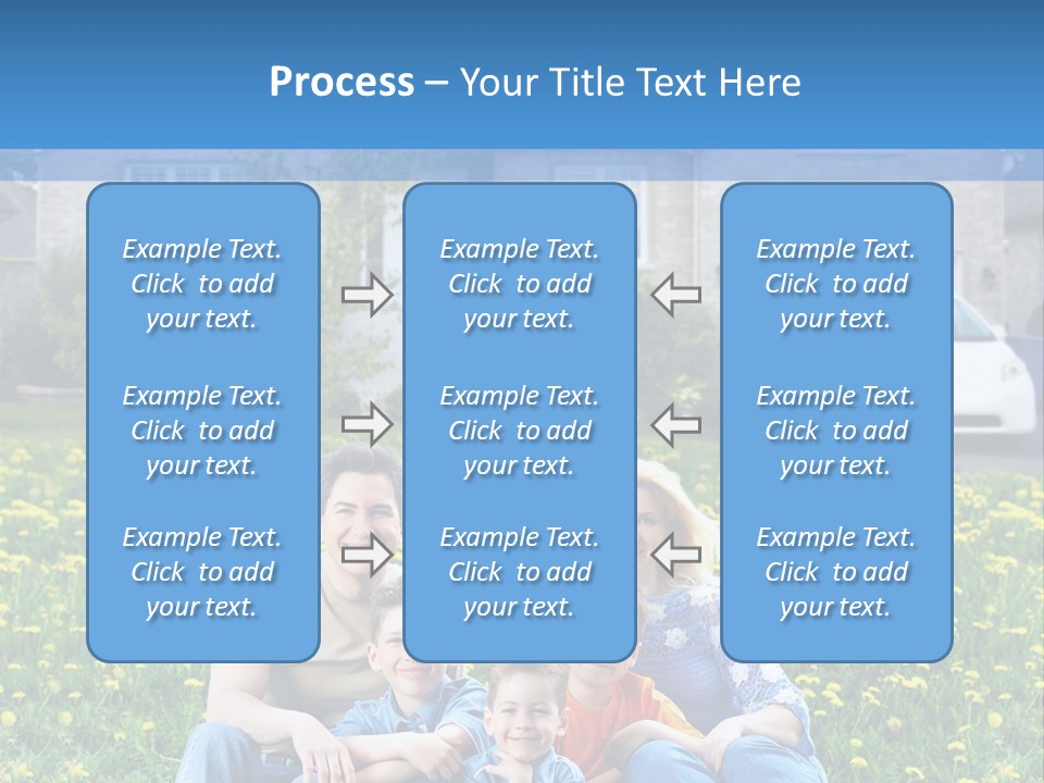 Couple Sky Portrait PowerPoint Template