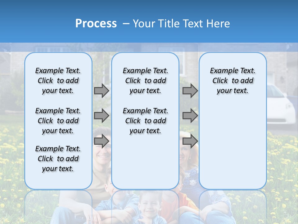 Couple Sky Portrait PowerPoint Template