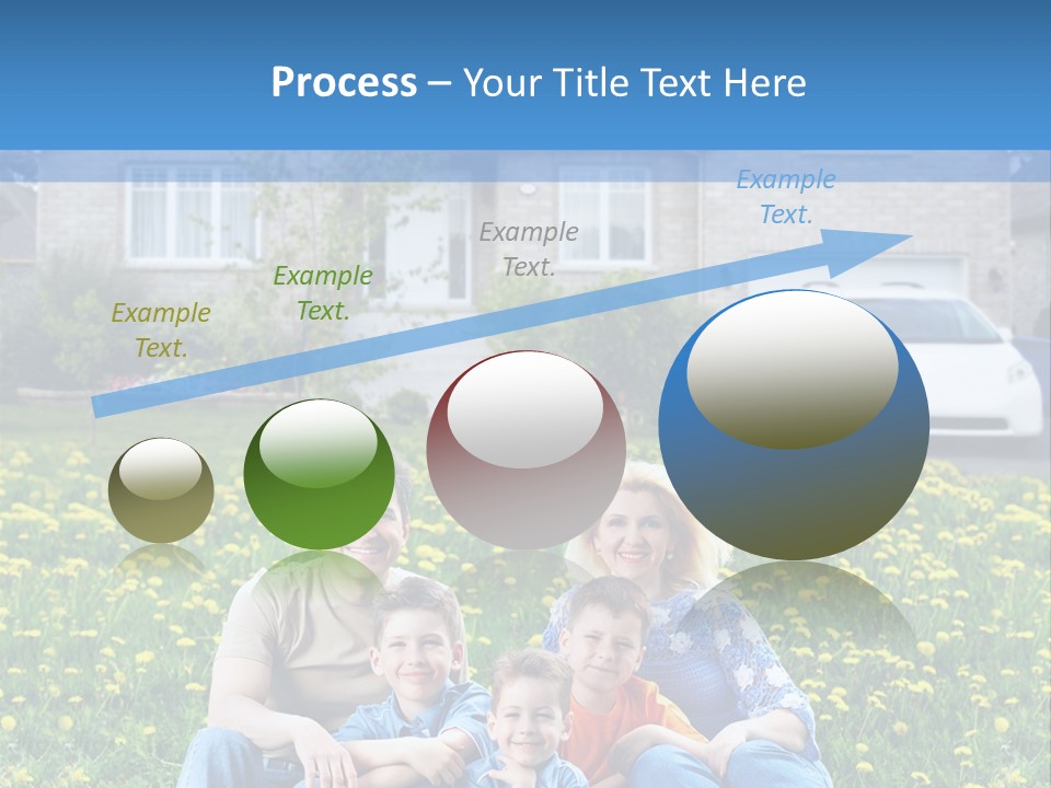 Couple Sky Portrait PowerPoint Template