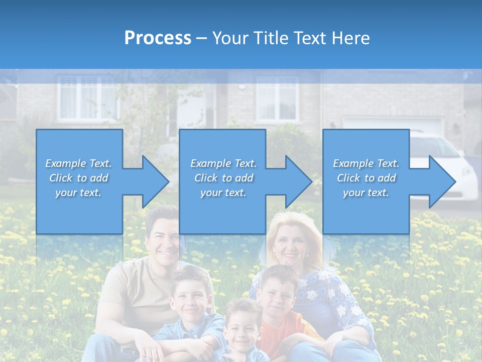 Couple Sky Portrait PowerPoint Template