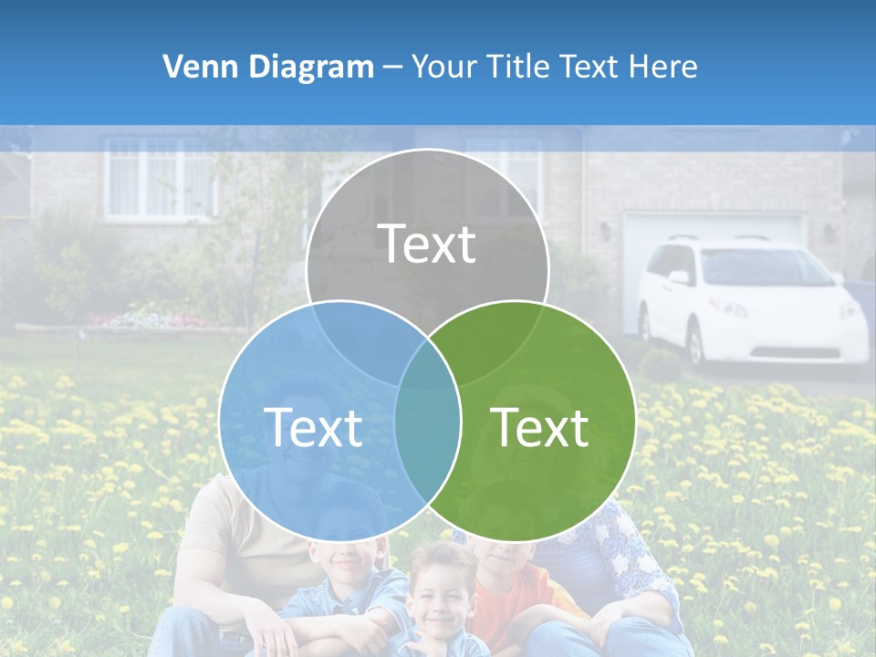 Couple Sky Portrait PowerPoint Template