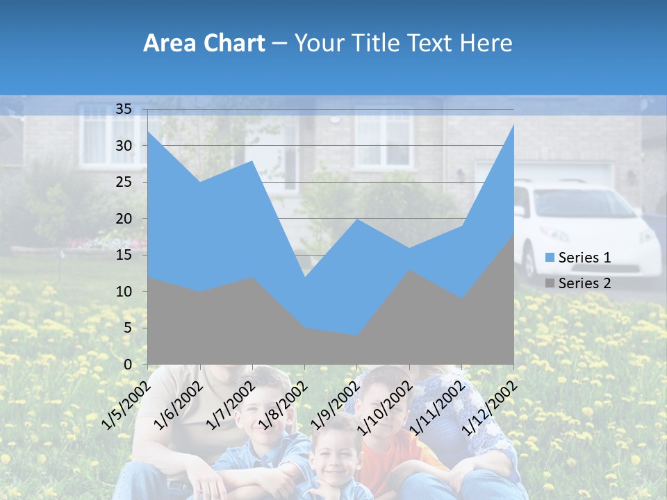 Couple Sky Portrait PowerPoint Template