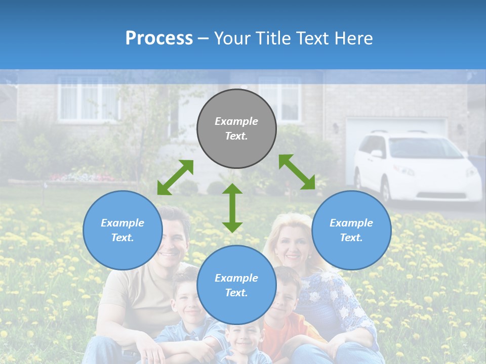 Couple Sky Portrait PowerPoint Template