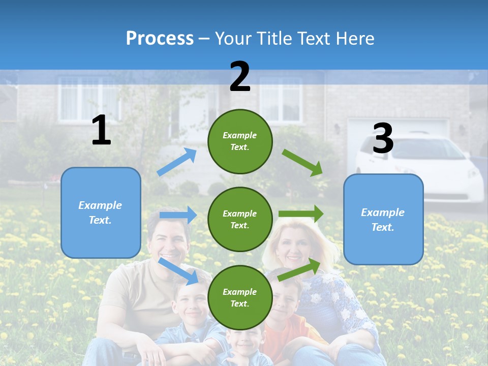 Couple Sky Portrait PowerPoint Template