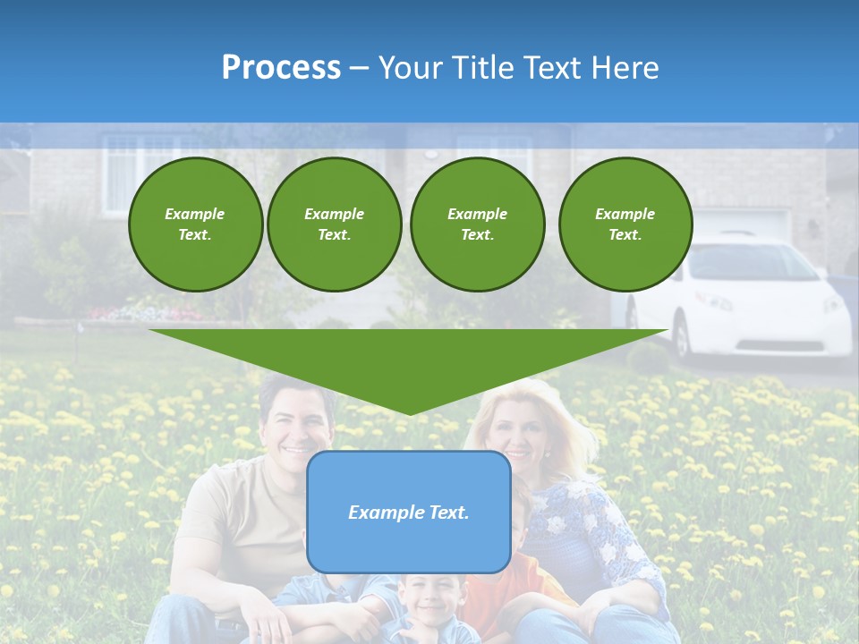 Couple Sky Portrait PowerPoint Template