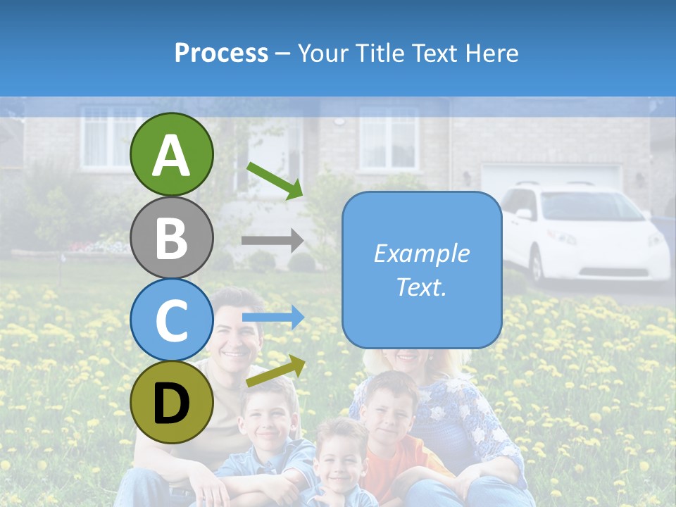 Couple Sky Portrait PowerPoint Template