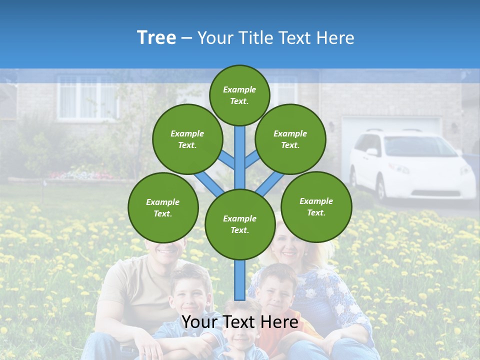 Couple Sky Portrait PowerPoint Template